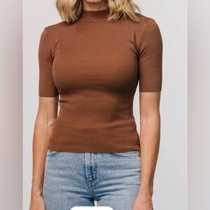 Baltic Born Libby Knit Top - Brown